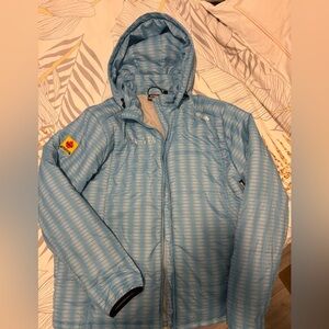 Karbon Light Blue Puffer Jacket